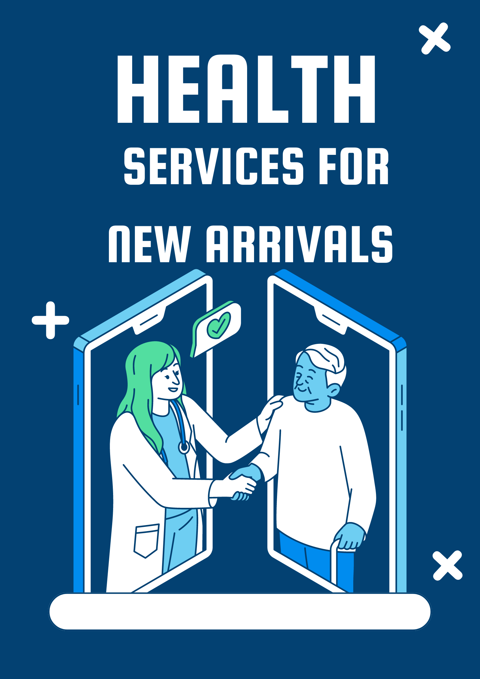 Health services for new arrivals